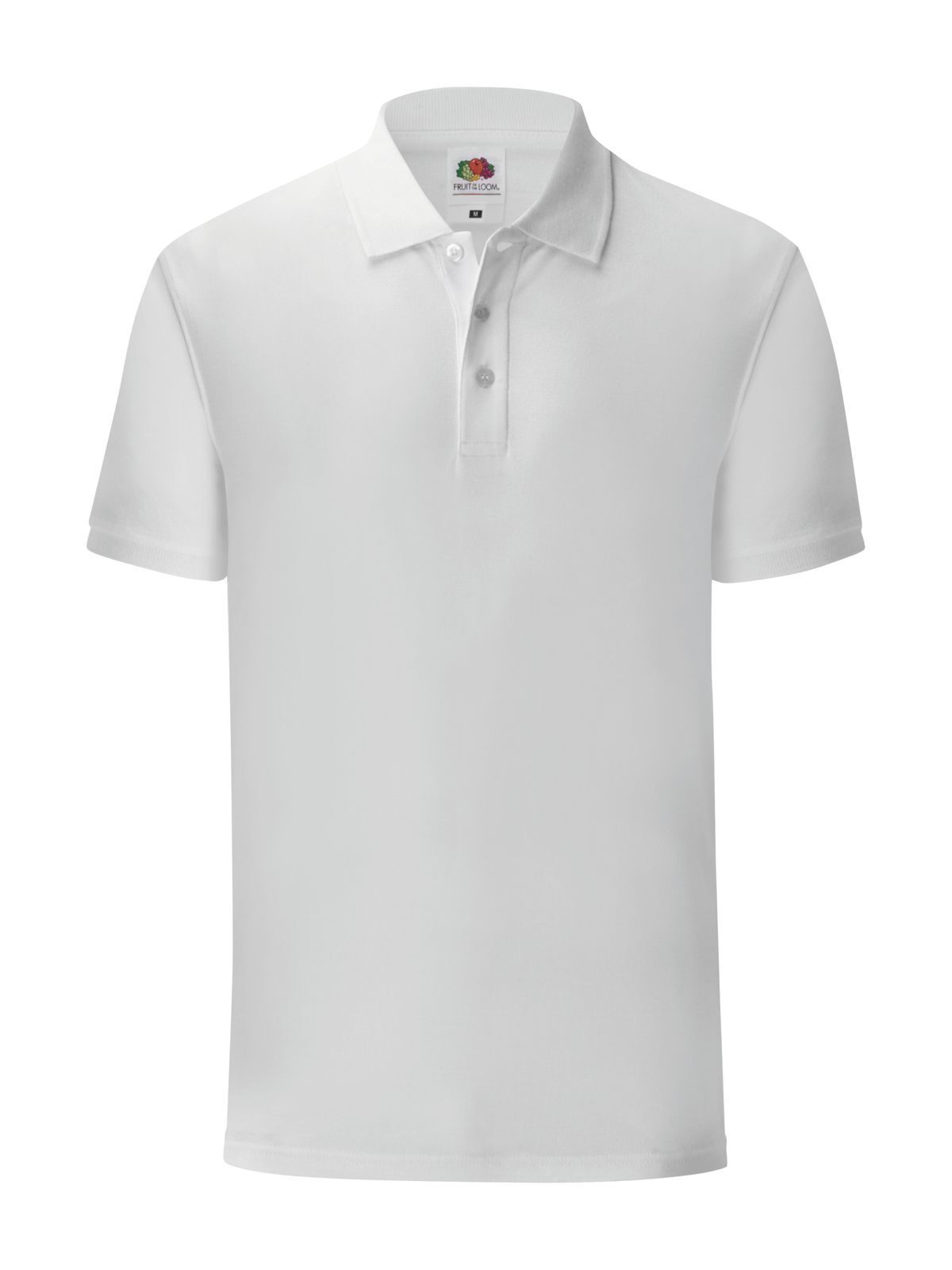 Iconic Polo Fruit of the Loom White