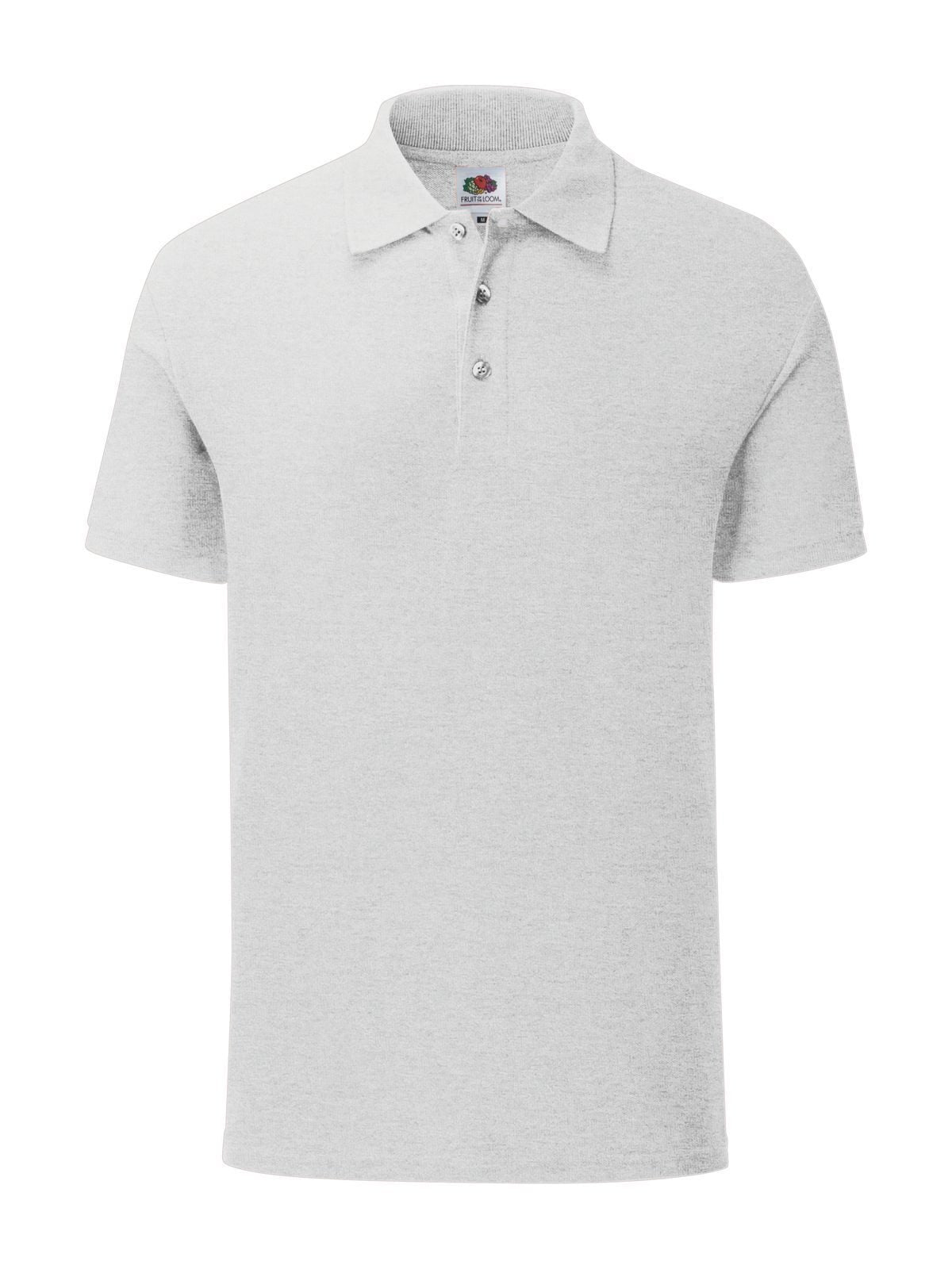 Iconic Polo Fruit of the Loom Heather Grey