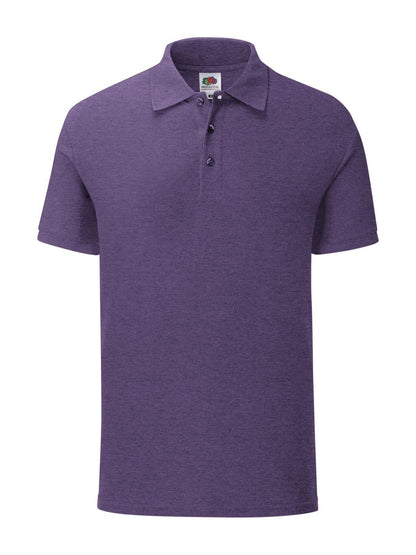 Iconic Polo Fruit of the Loom Heather Purple
