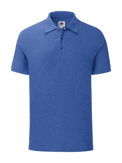 Iconic Polo Fruit of the Loom Retro Heather Royal