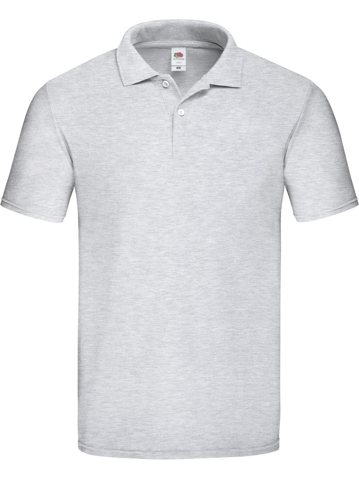 Original Polo Fruit of the Loom Heather Grey