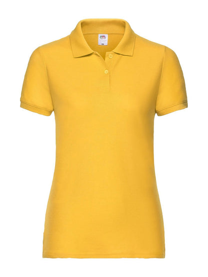 Ladies 65/35 Polo Fruit of the Loom Sunflower