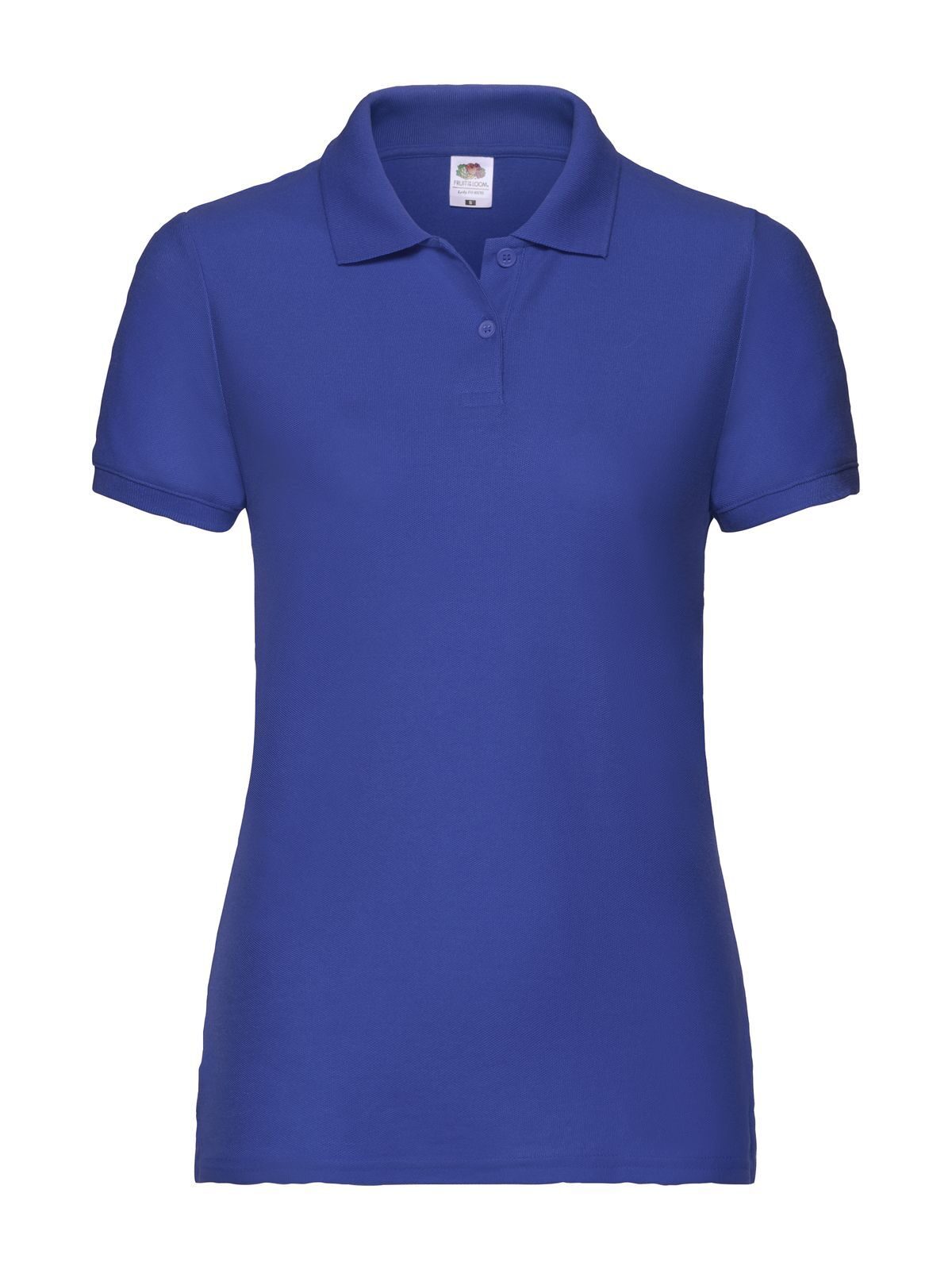 Ladies 65/35 Polo Fruit of the Loom Royal Blue