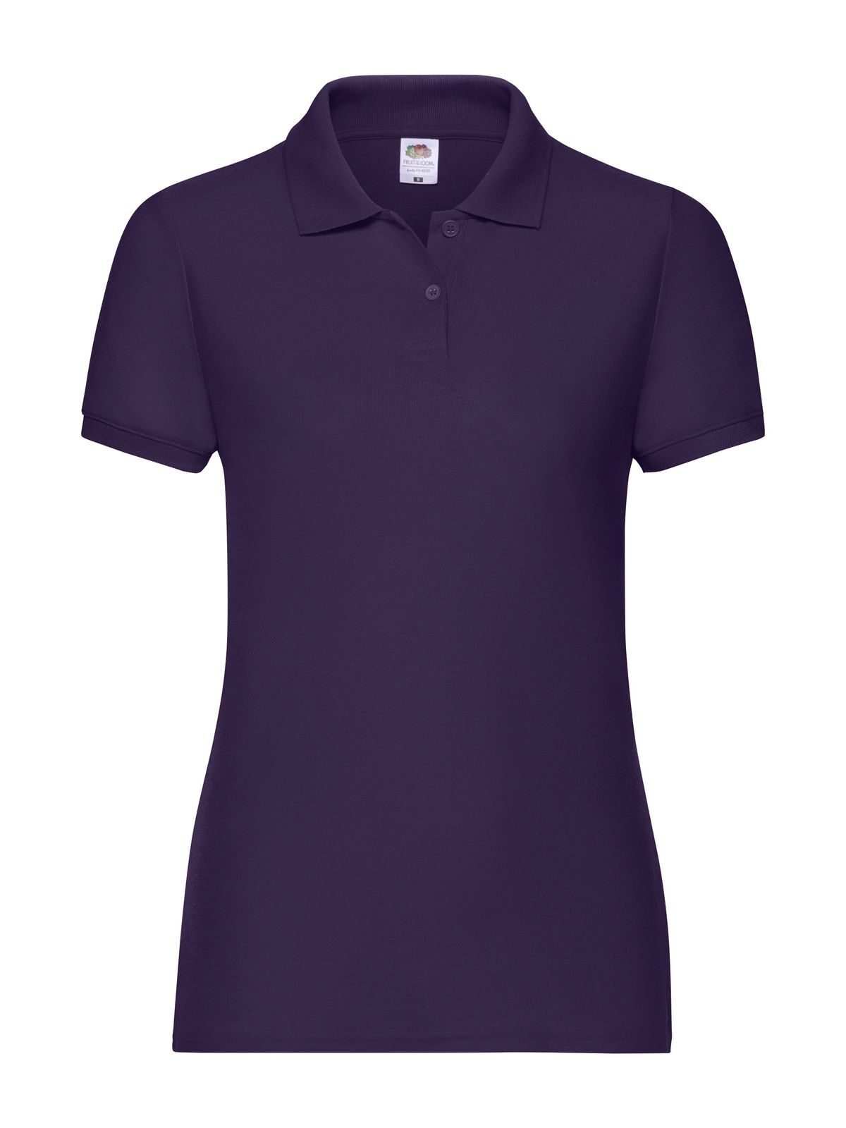 Ladies 65/35 Polo Fruit of the Loom Purple