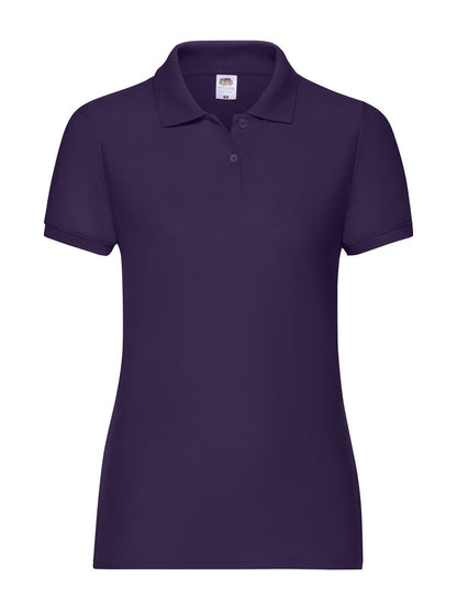 Ladies 65/35 Polo Fruit of the Loom Purple
