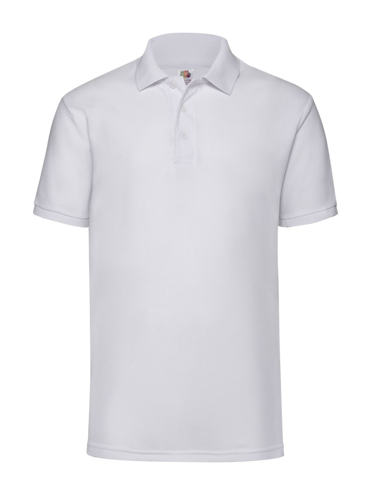 65/35 Polo Fruit of the Loom White
