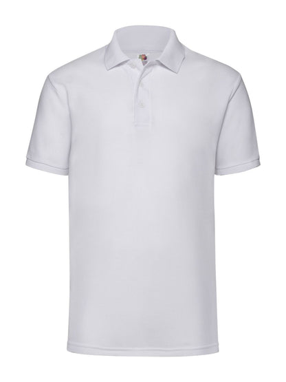 65/35 Polo Fruit of the Loom White