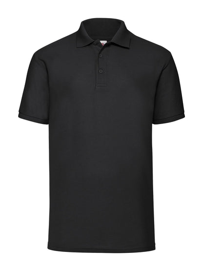 65/35 Polo Fruit of the Loom Black