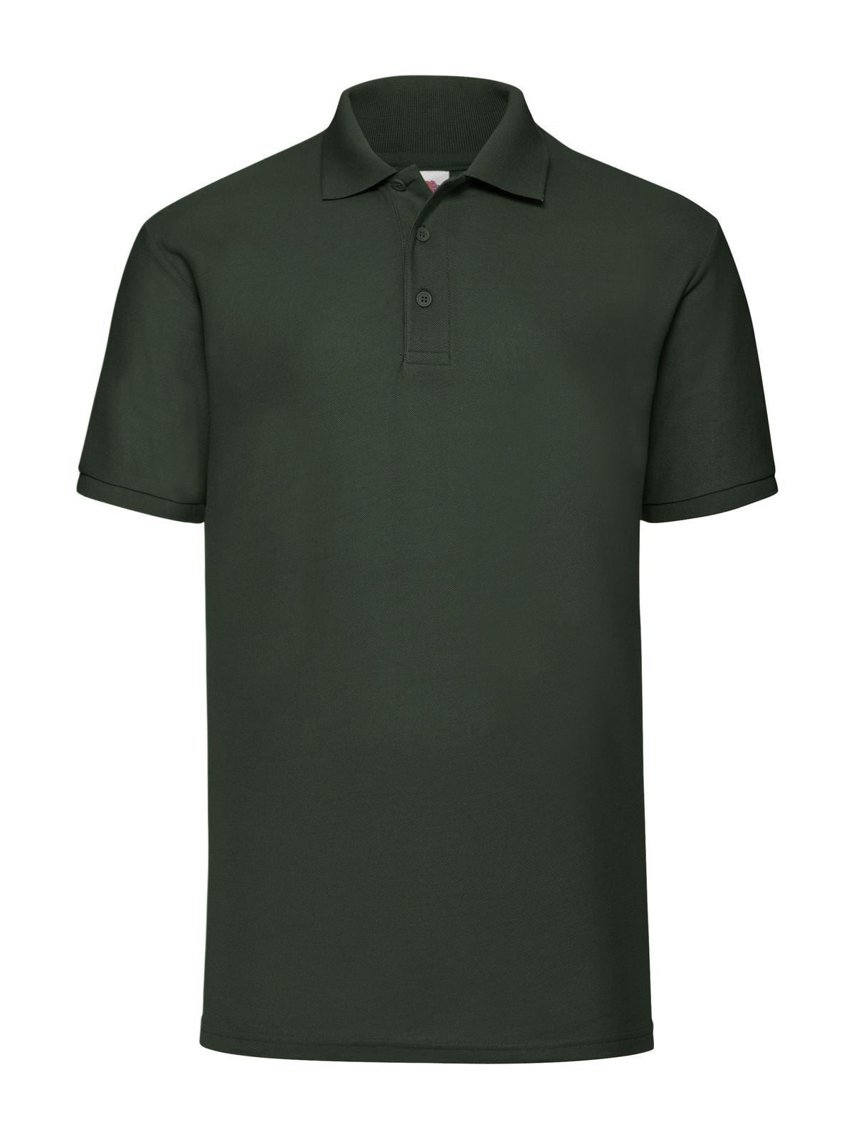 65/35 Polo Fruit of the Loom Bottle Green