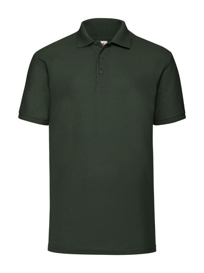 65/35 Polo Fruit of the Loom Bottle Green