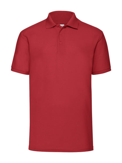 65/35 Polo Fruit of the Loom Red
