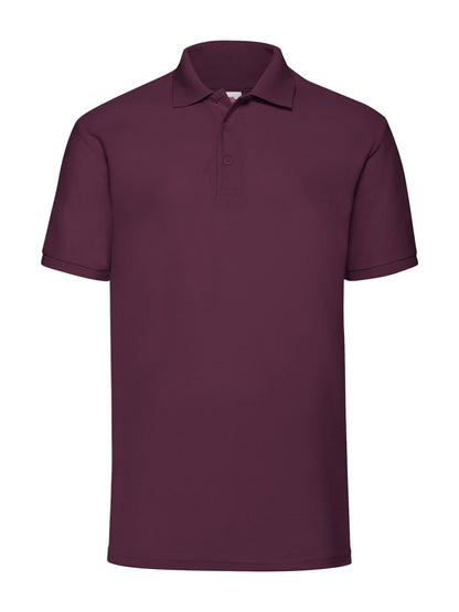 65/35 Polo Fruit of the Loom Burgundy