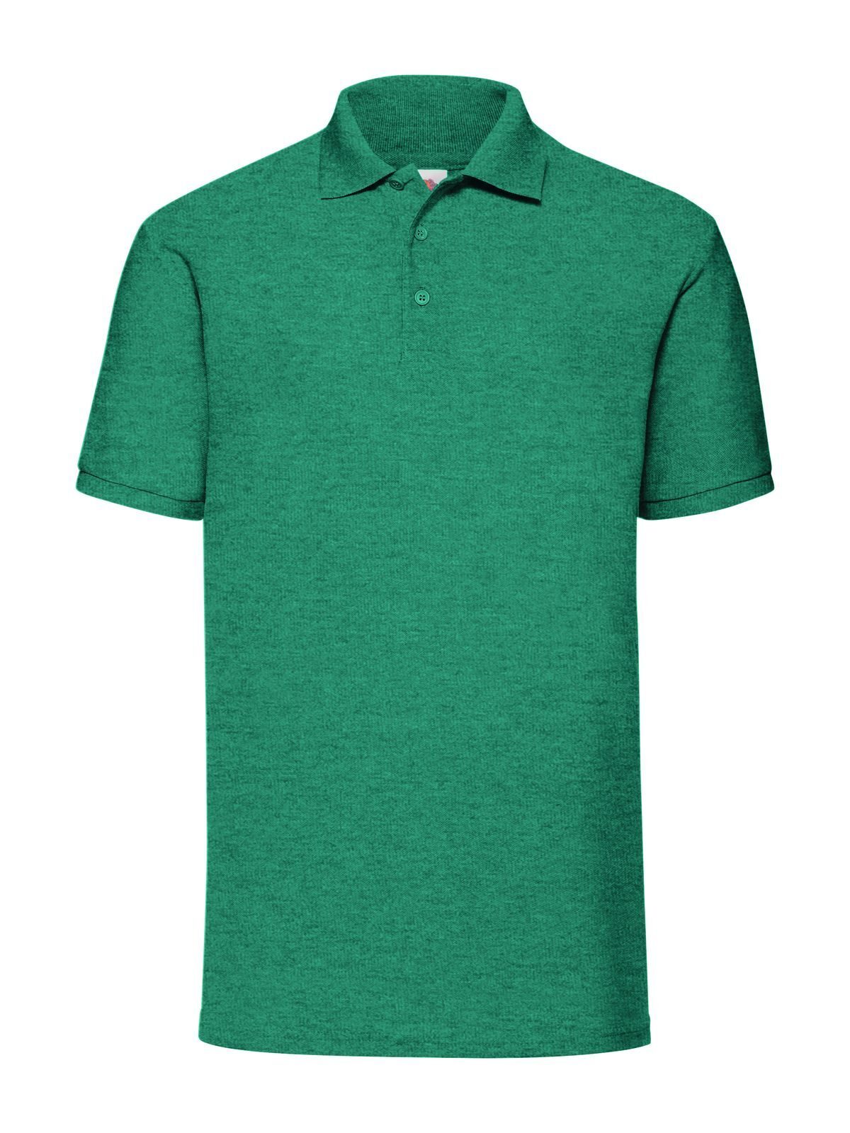 65/35 Polo Fruit of the Loom Vintage Heather Green