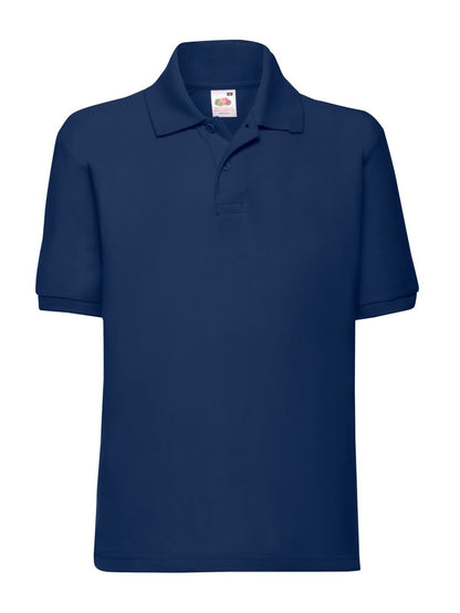 Kids 65/35 Polo Fruit of the Loom Navy