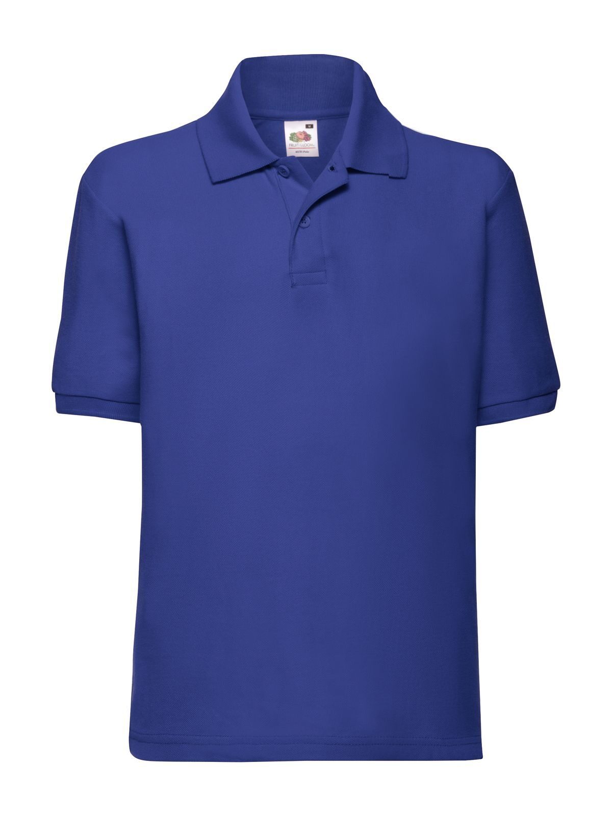 Kids 65/35 Polo Fruit of the Loom Royal Blue