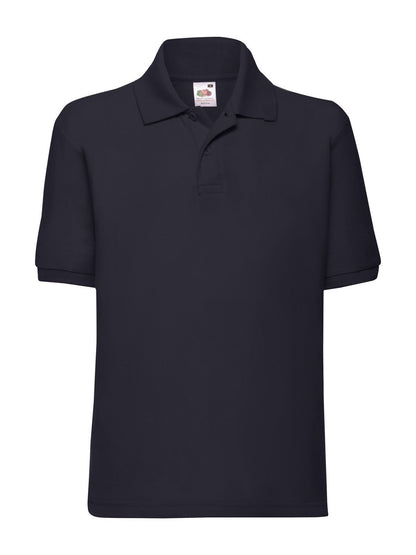 Kids 65/35 Polo Fruit of the Loom Deep Navy