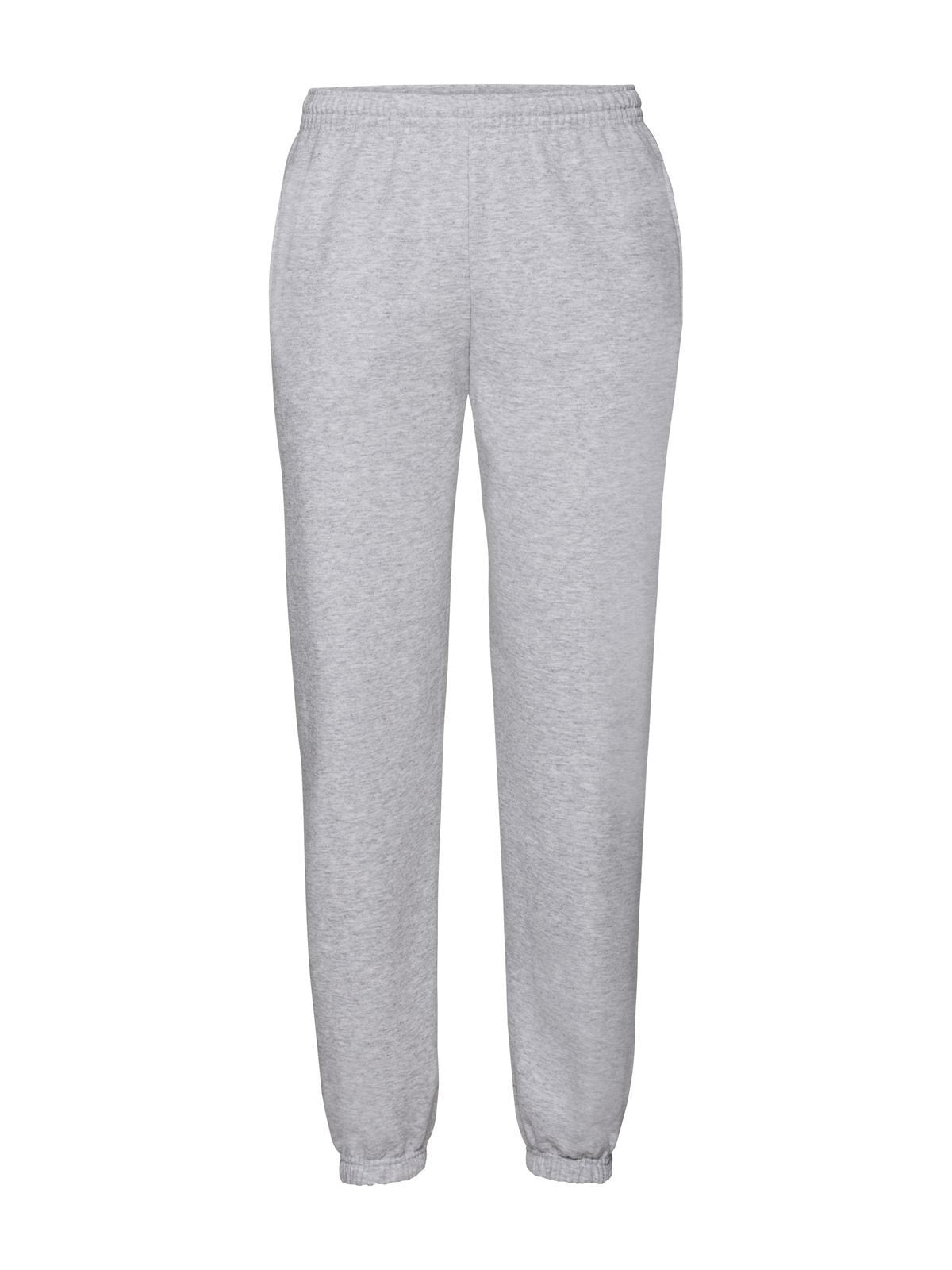 Classic Elasticated Cuff Jog Pants Fruit of the Loom Heather Grey (94)