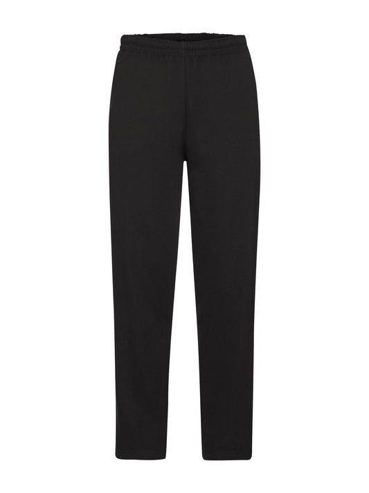 Classic Open Hem Jog Pants Fruit of the Loom Black
