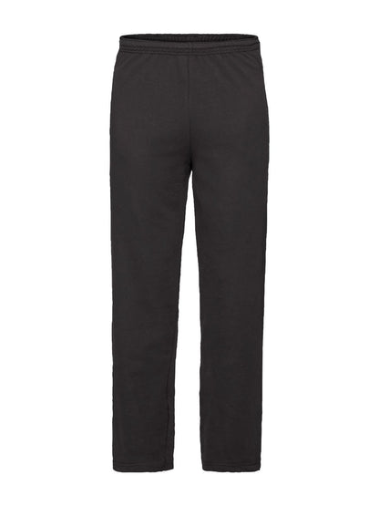 Lightweight Open Hem Jog Pants Fruit of the Loom Black