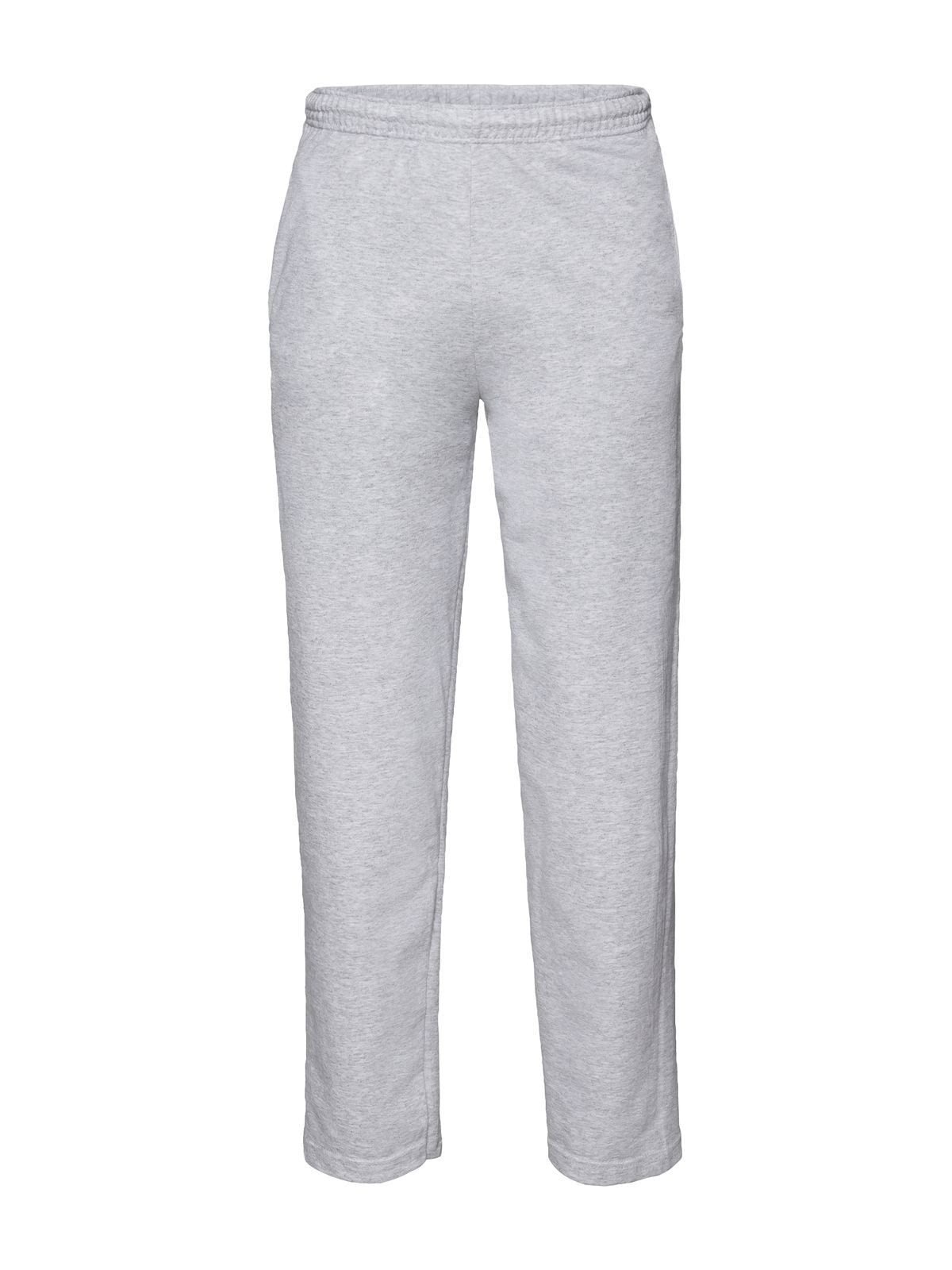 Lightweight Open Hem Jog Pants Fruit of the Loom Heather Grey