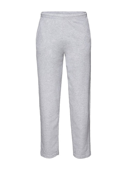 Lightweight Open Hem Jog Pants Fruit of the Loom Heather Grey