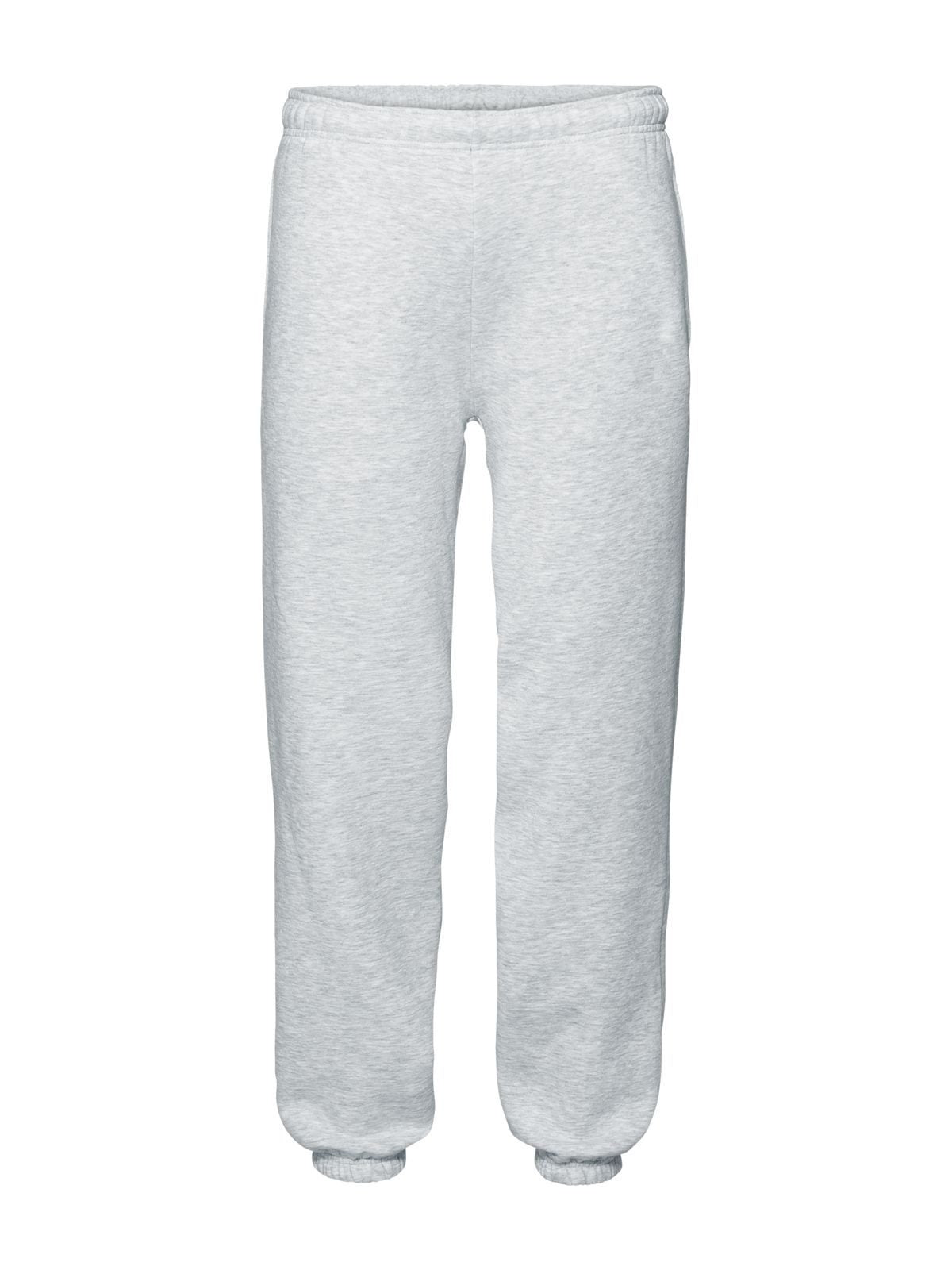 Premium Elasticated Cuff Jog Pants Fruit of the Loom Heather Grey