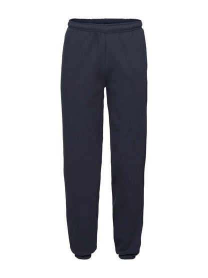 Premium Elasticated Cuff Jog Pants Fruit of the Loom Deep Navy