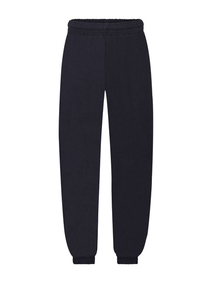 Kids Classic Elasticated Cuff Jog Pants Fruit of the Loom Deep Navy