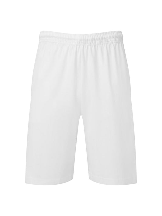 Iconic 195 Jersey Shorts Unisex Fruit of the Loom White