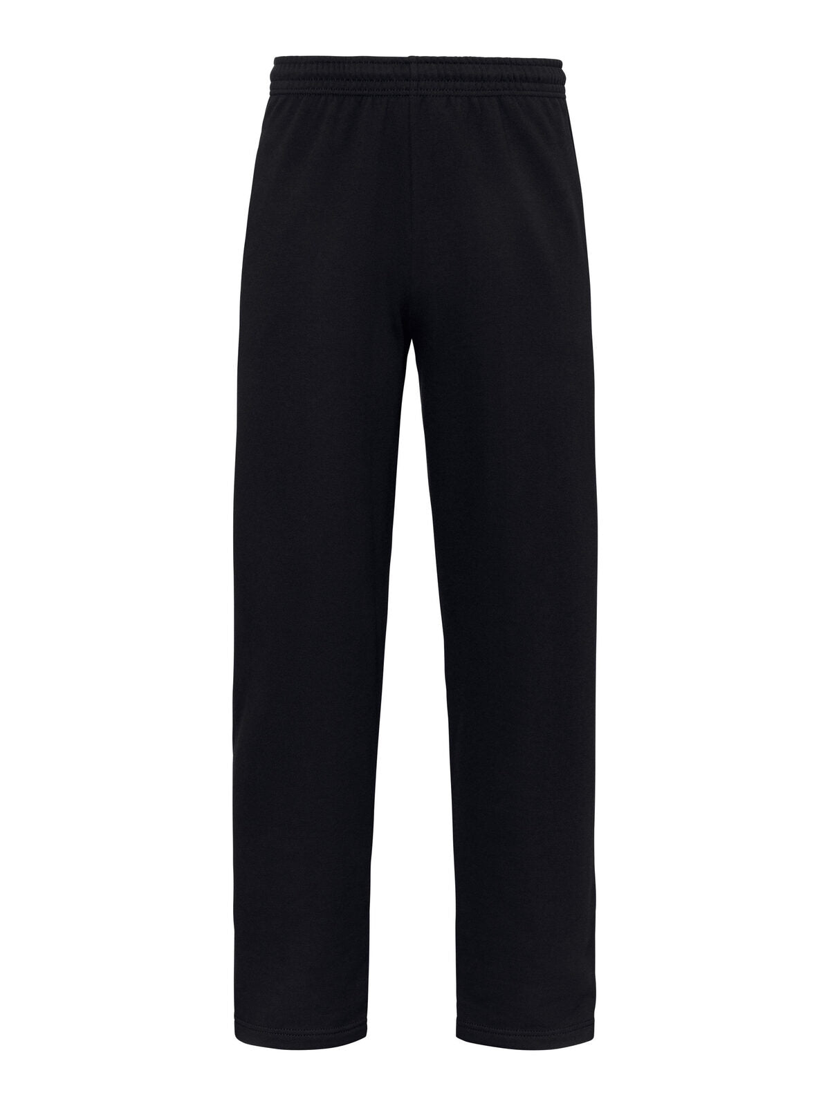 Iconic 250 Open Hem Jog Pants Fruit of the Loom Black
