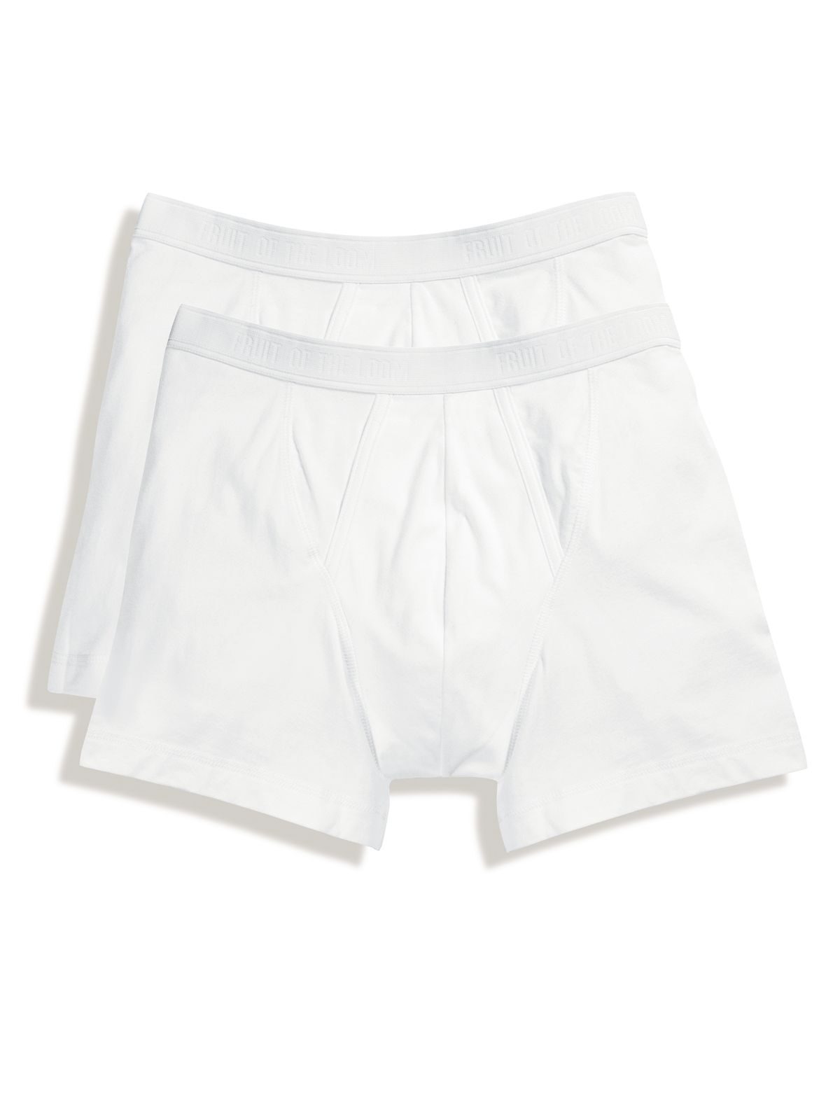 Classic Boxer 2 Pack Fruit of the Loom White