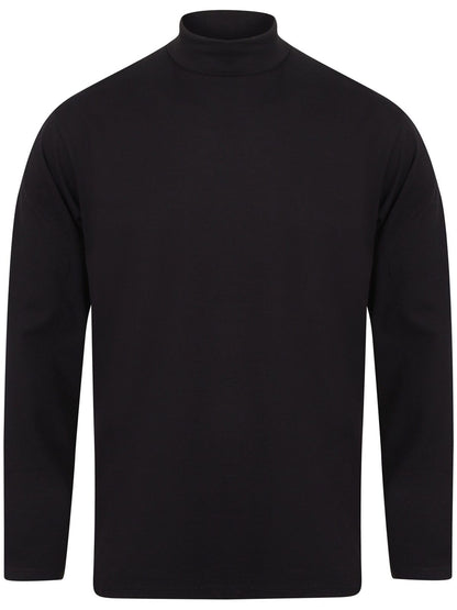 Long sleeved roll neck top Henbury Navy