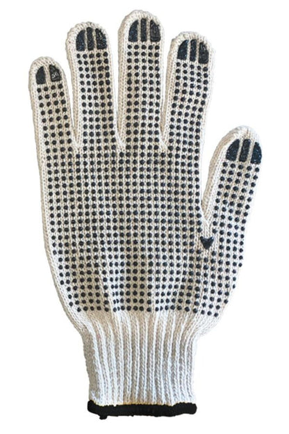 Korntex Coarse Knitted Glove 'Bursa' Korntex Ecru/Black