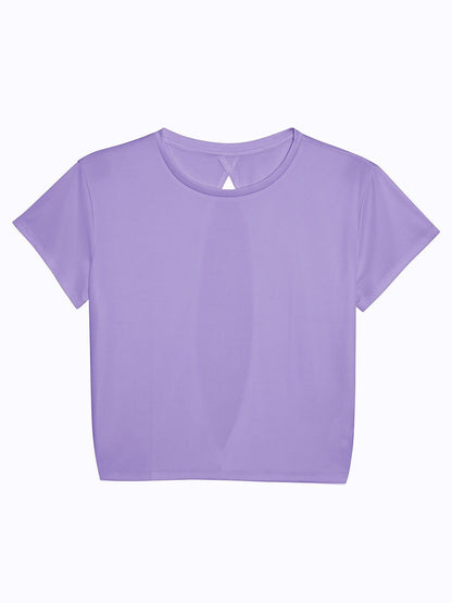 Women'S Open Back T Just Cool by AWDis Digital Lavender