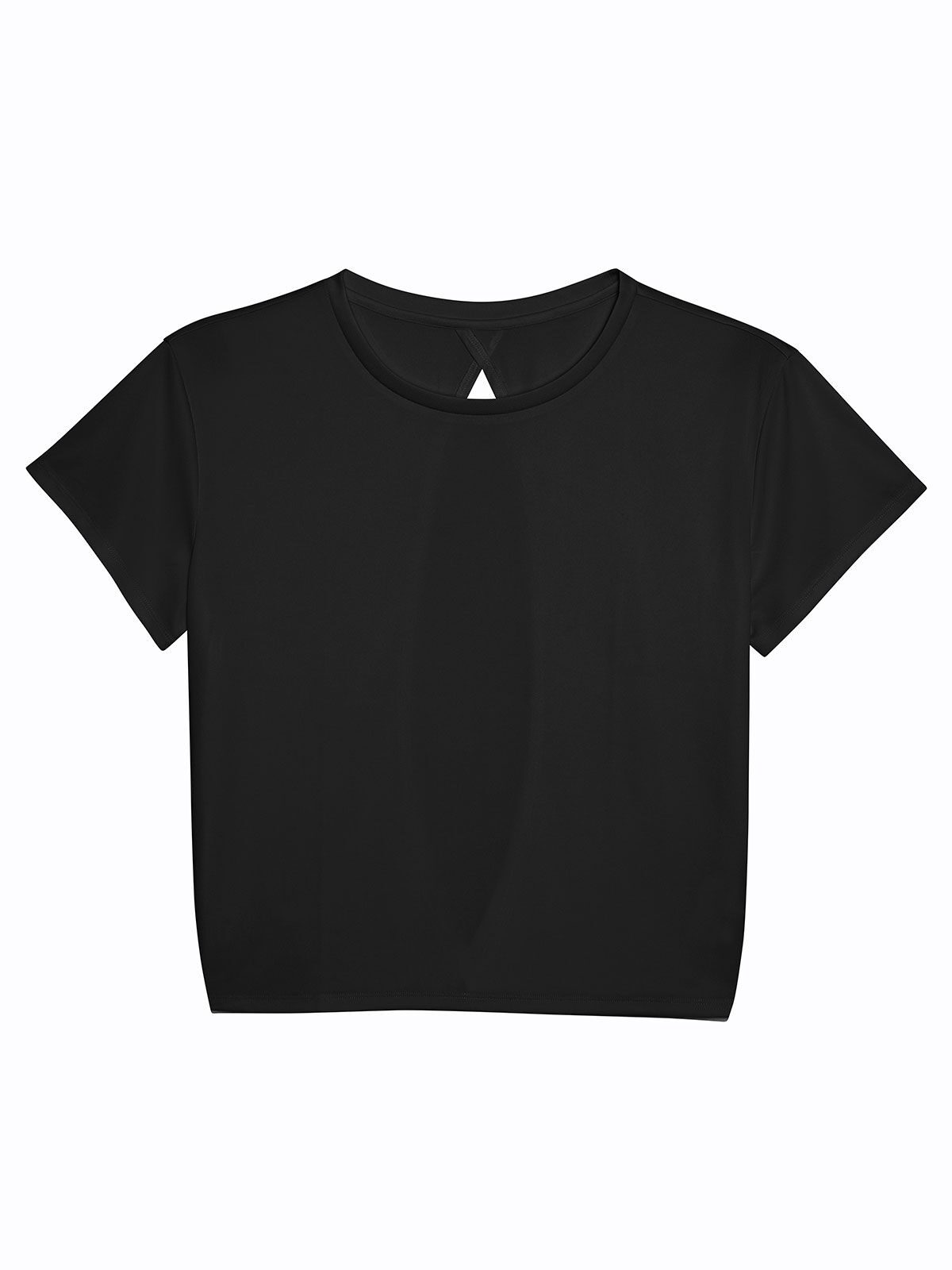Women'S Open Back T Just Cool by AWDis Jet Black