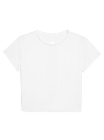 Women'S Open Back T Just Cool by AWDis White