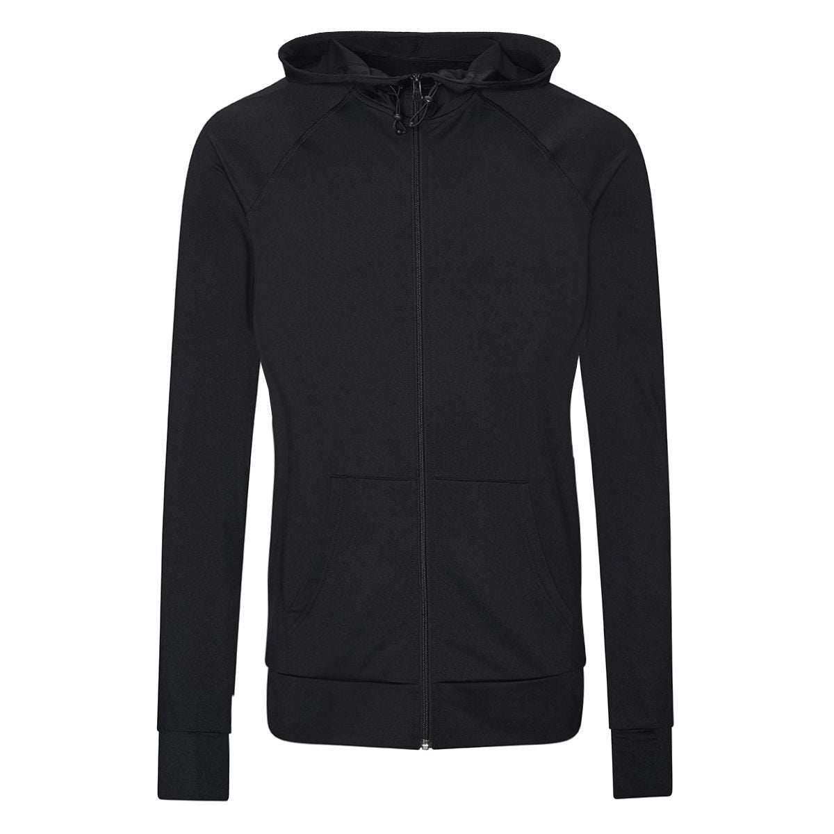 Girlie Cool Contrast Zoodie Just Cool by AWDis Jet Black