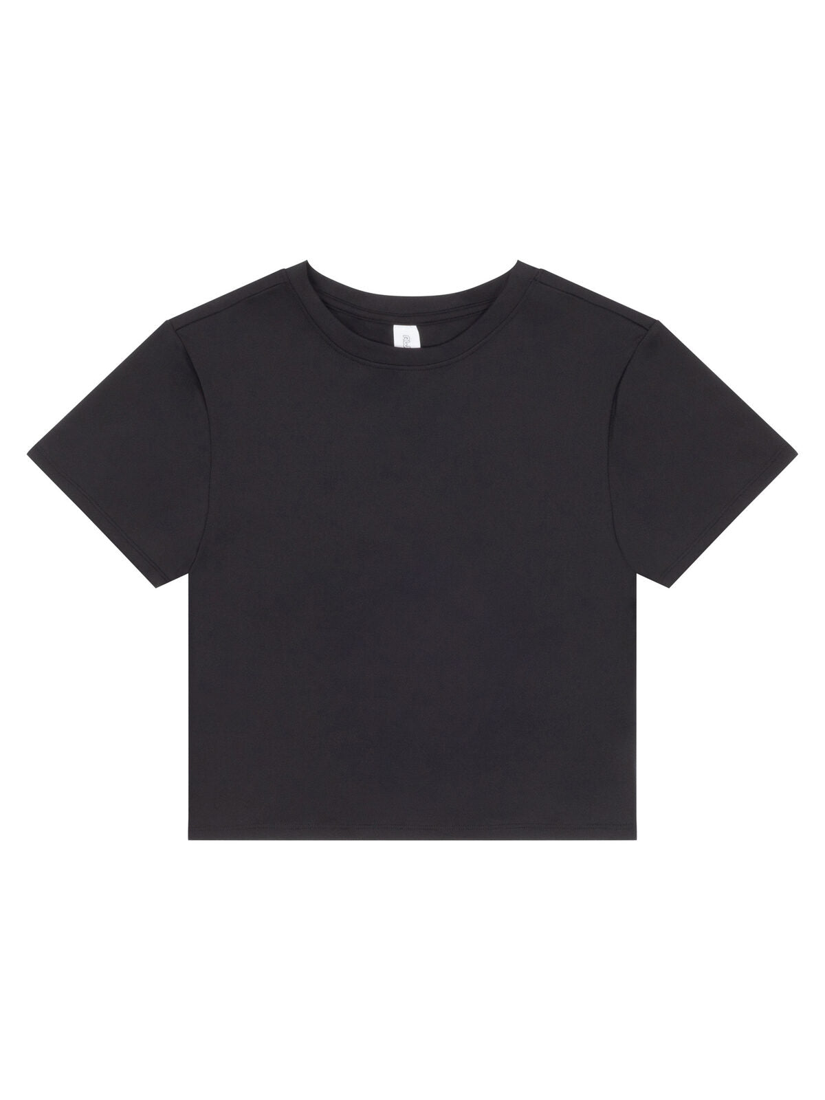 Women’s Recycled Cropped T Just Cool by AWDis Jet Black