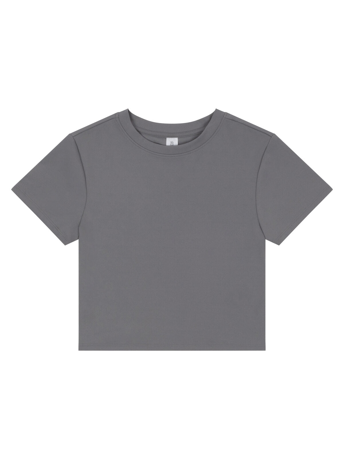 Women’s Recycled Cropped T Just Cool by AWDis Platinum Grey