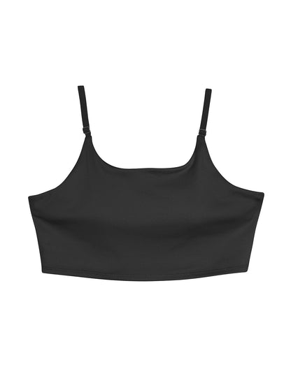 Women's Recycled Tech Sport Bra Just Cool by AWDis Jet Black