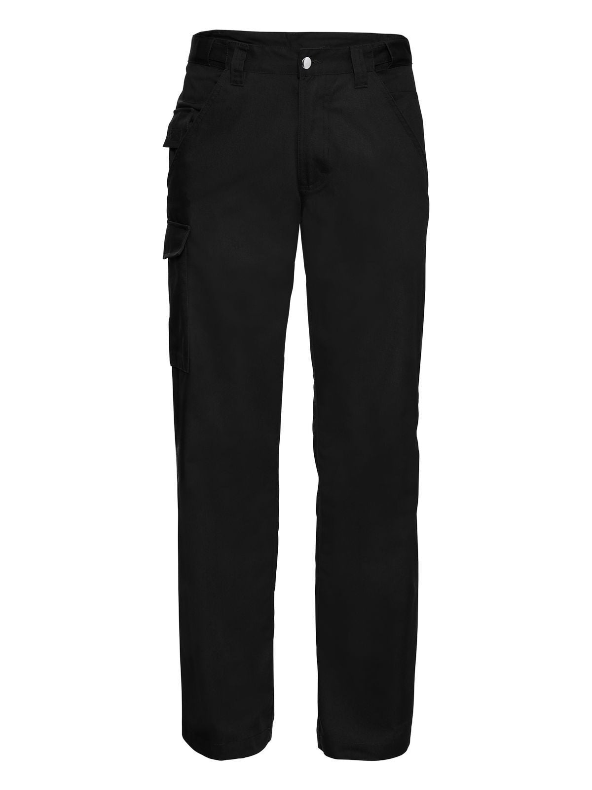 Adults' Polycotton Twill Trousers Russell Black