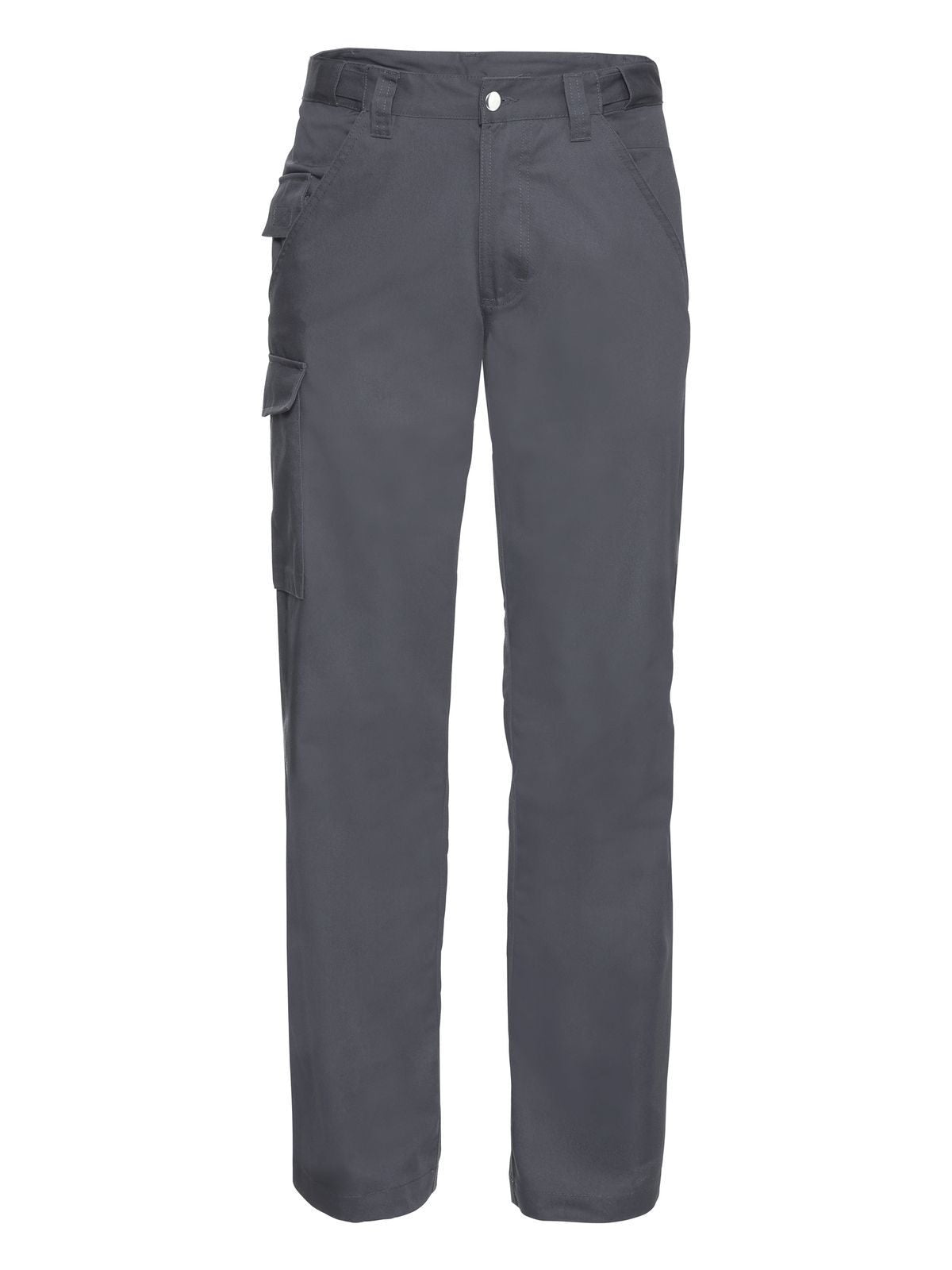 Adults' Polycotton Twill Trousers Russell Convoy Grey