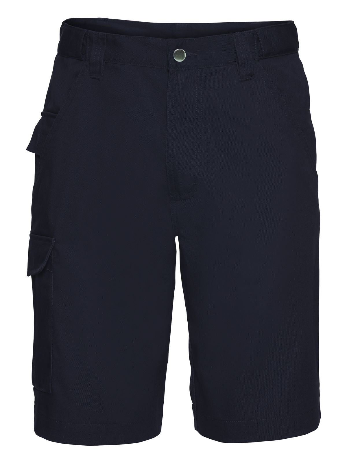 Adults' Polycotton Twill Shorts Russell French Navy
