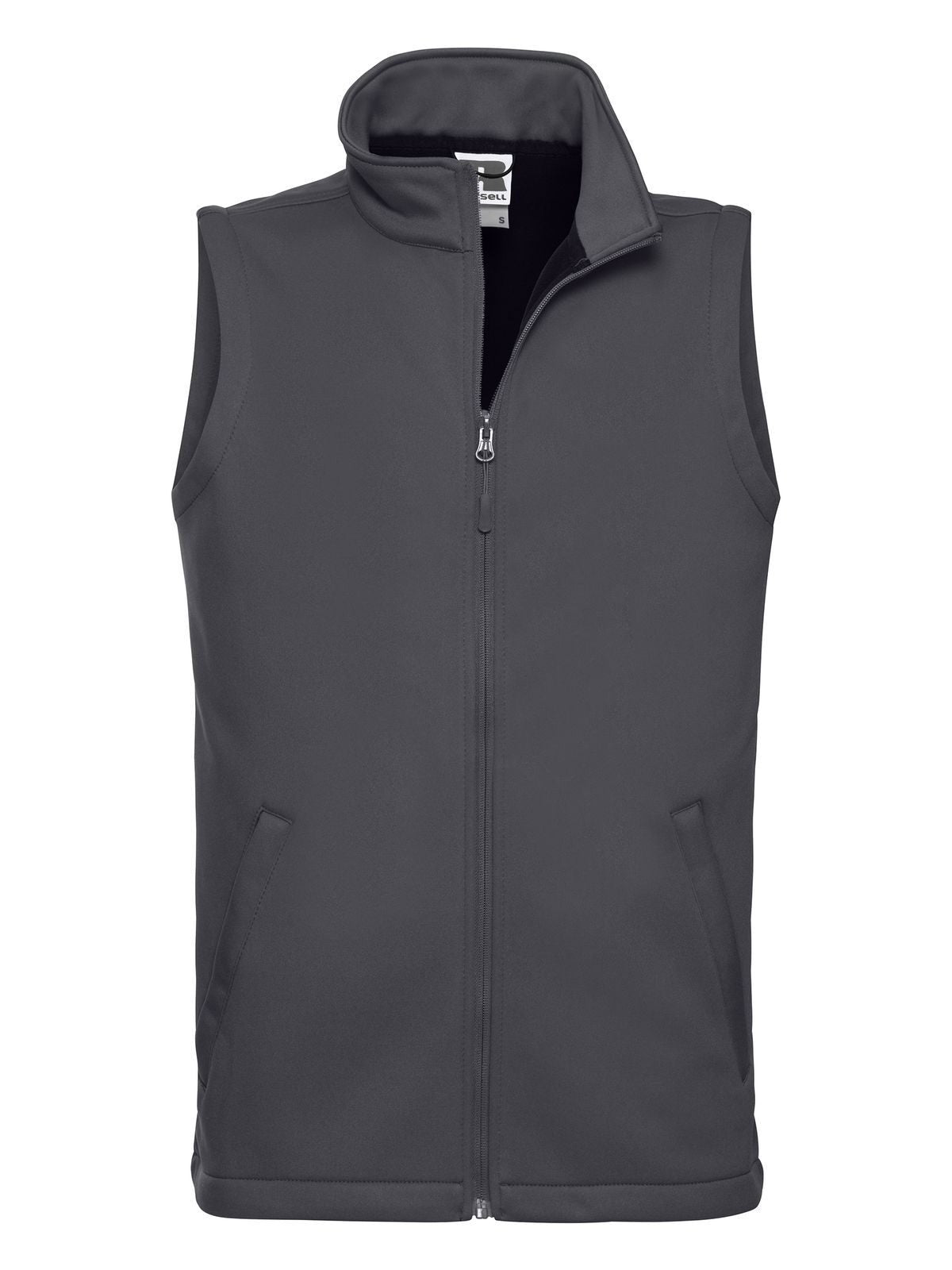 Men's Smart Softshell Gilet Russell Convoy Grey