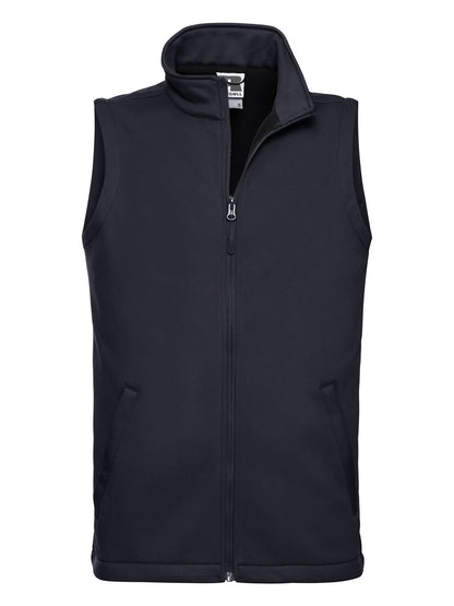 Men's Smart Softshell Gilet Russell French Navy