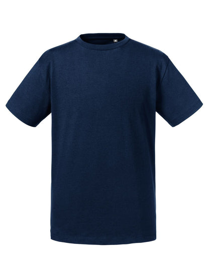Kids Pure Organic Tee Russell French Navy