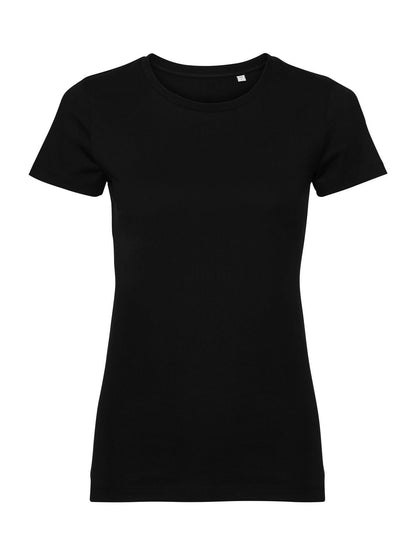 Ladies' Pure Organic Tee Russell Black
