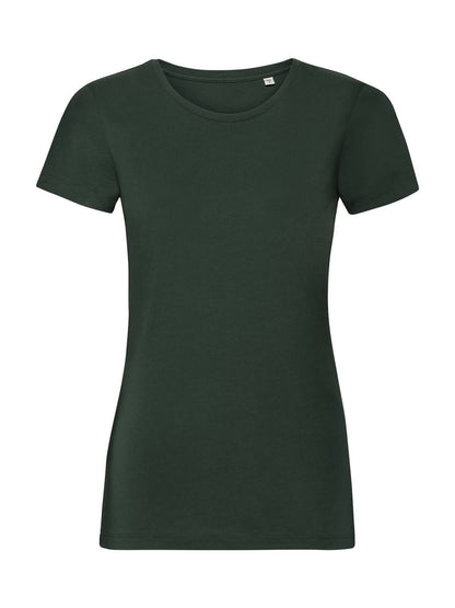 Ladies' Pure Organic Tee Russell Bottle Green