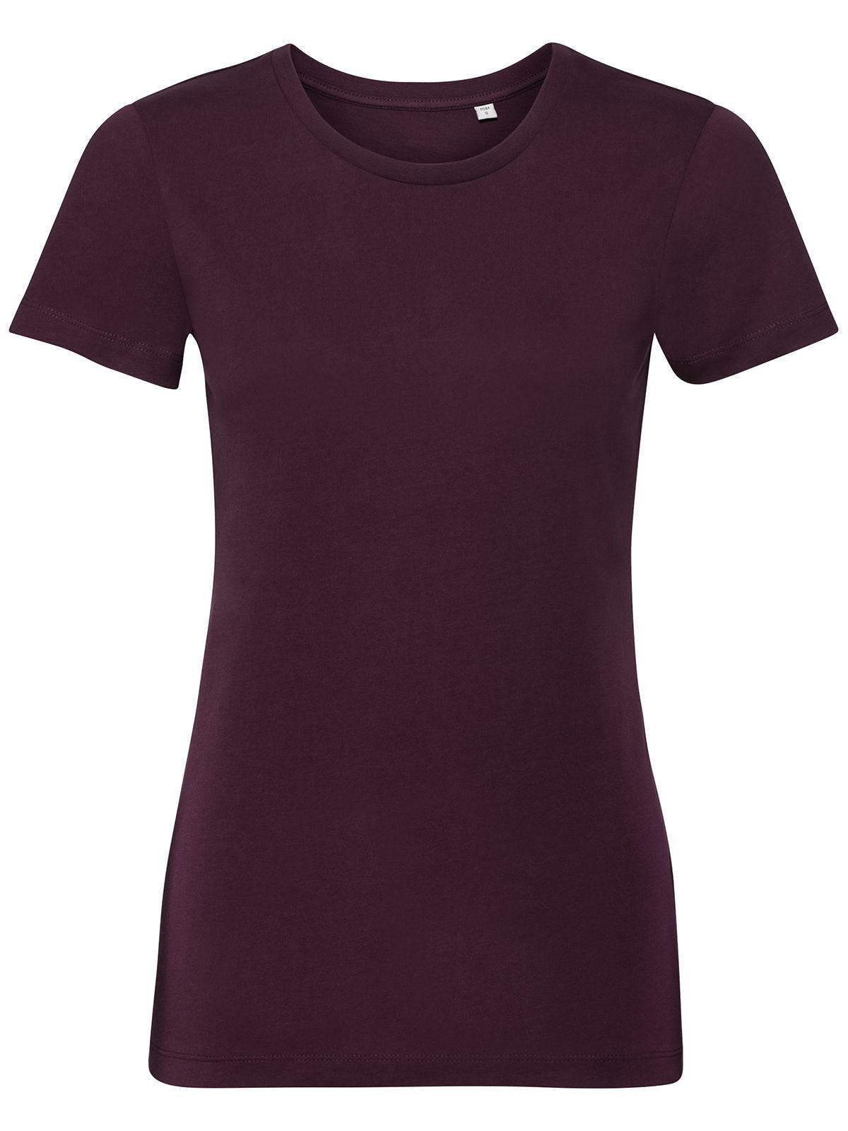 Ladies' Pure Organic Tee Russell Burgundy