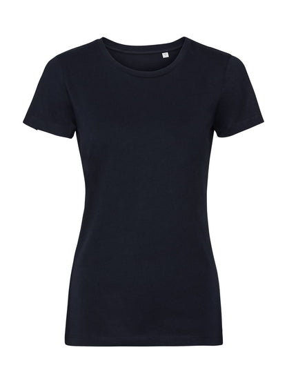 Ladies' Pure Organic Tee Russell French Navy